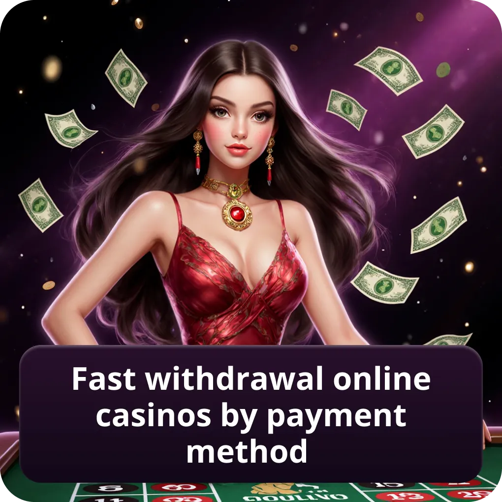 Fast withdrawal online casinos by payment method